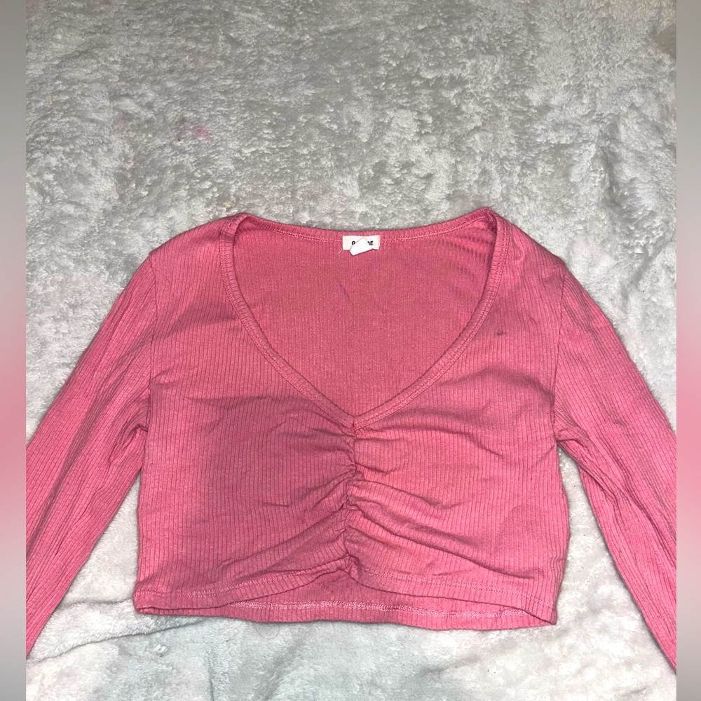 Pink crop top